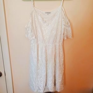 White lace dress